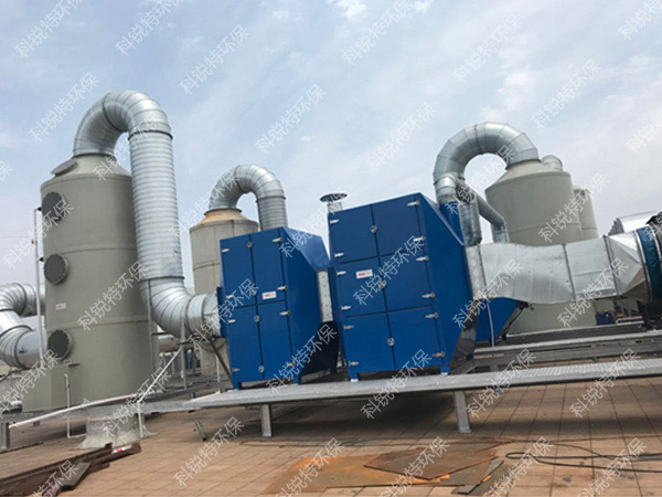 噴淋塔+活性炭吸附箱